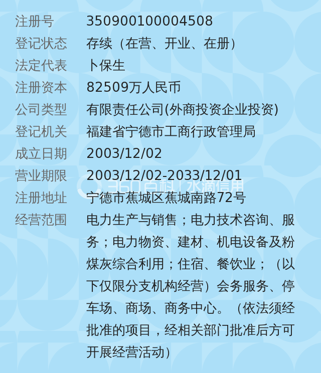 福建大唐国际宁德发电有限责任公司