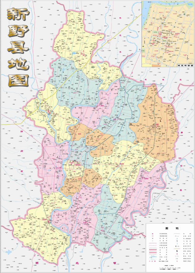 新乡市牧野区范围地图图片
