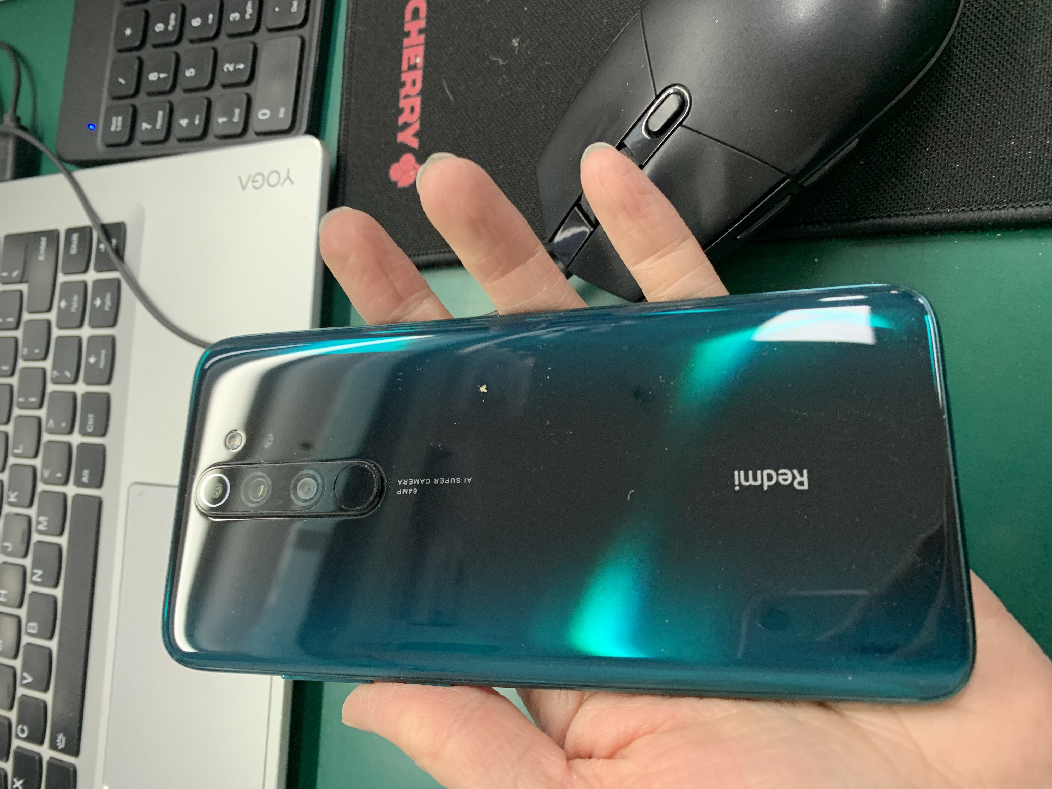 小米【redmi note 8 pro】4g全网通 冰翡翠 6g/128g 国行 8成新