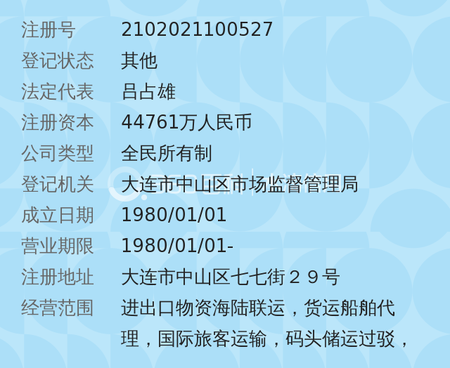 大连远洋运输公司