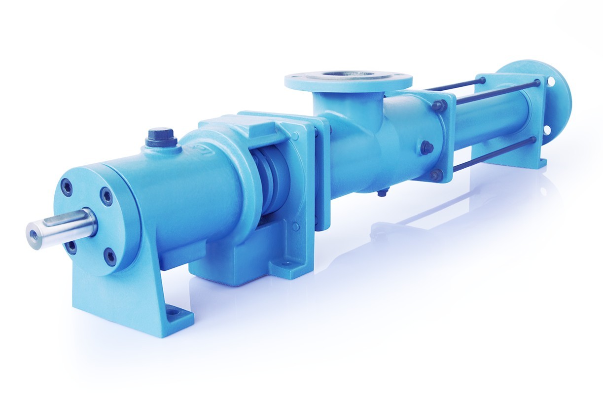 泵,它是依靠螺杆与衬套相互啮合在吸入腔和排出腔产生容积变化来输送