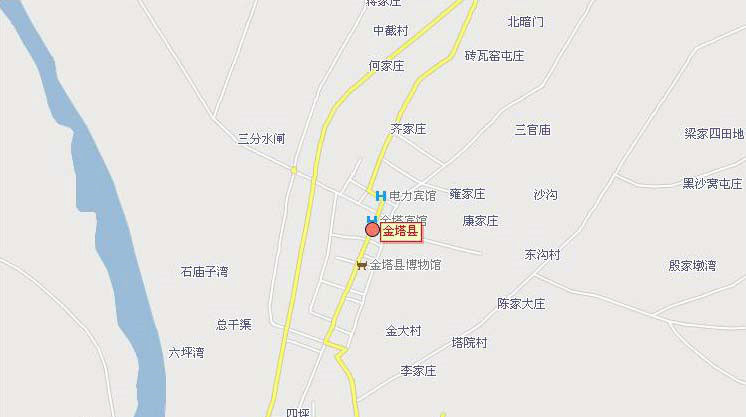 金塔县行政区划图图片