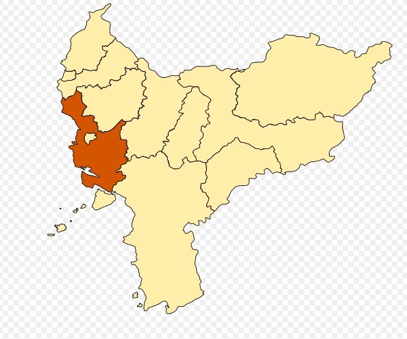 西加里曼丹省行政区划图片