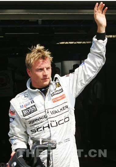 原名基米·莱科宁,芬兰著名f1赛车选手,属于f1迈凯轮车队,排名都很靠