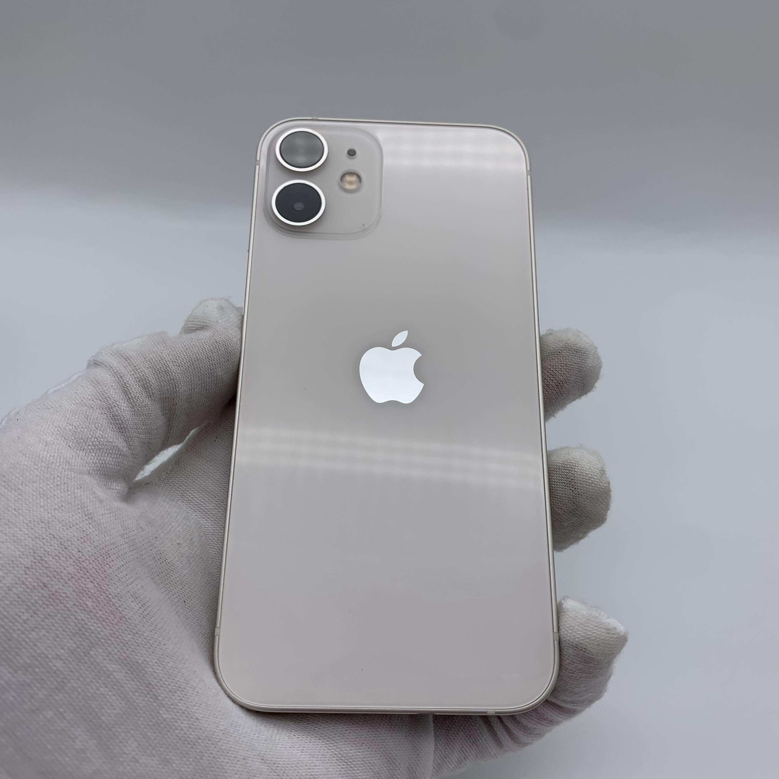 苹果【iphone 12 mini】5g全网通 白色 64g 国行 99新 真机实拍 官保