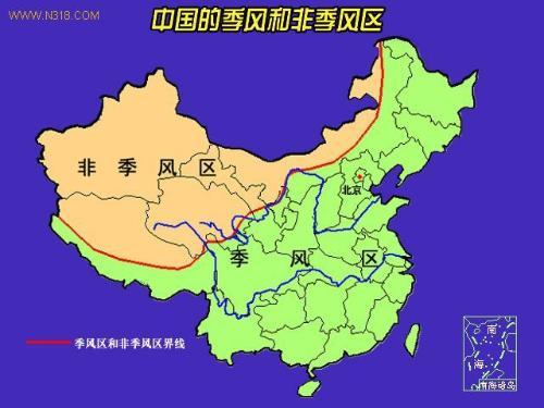 季风区(大气科学)在我国,受夏季风影响明显的地区称为季风区,其他地区