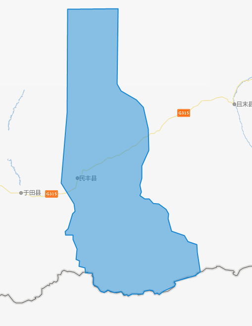 民丰县地点行政区划