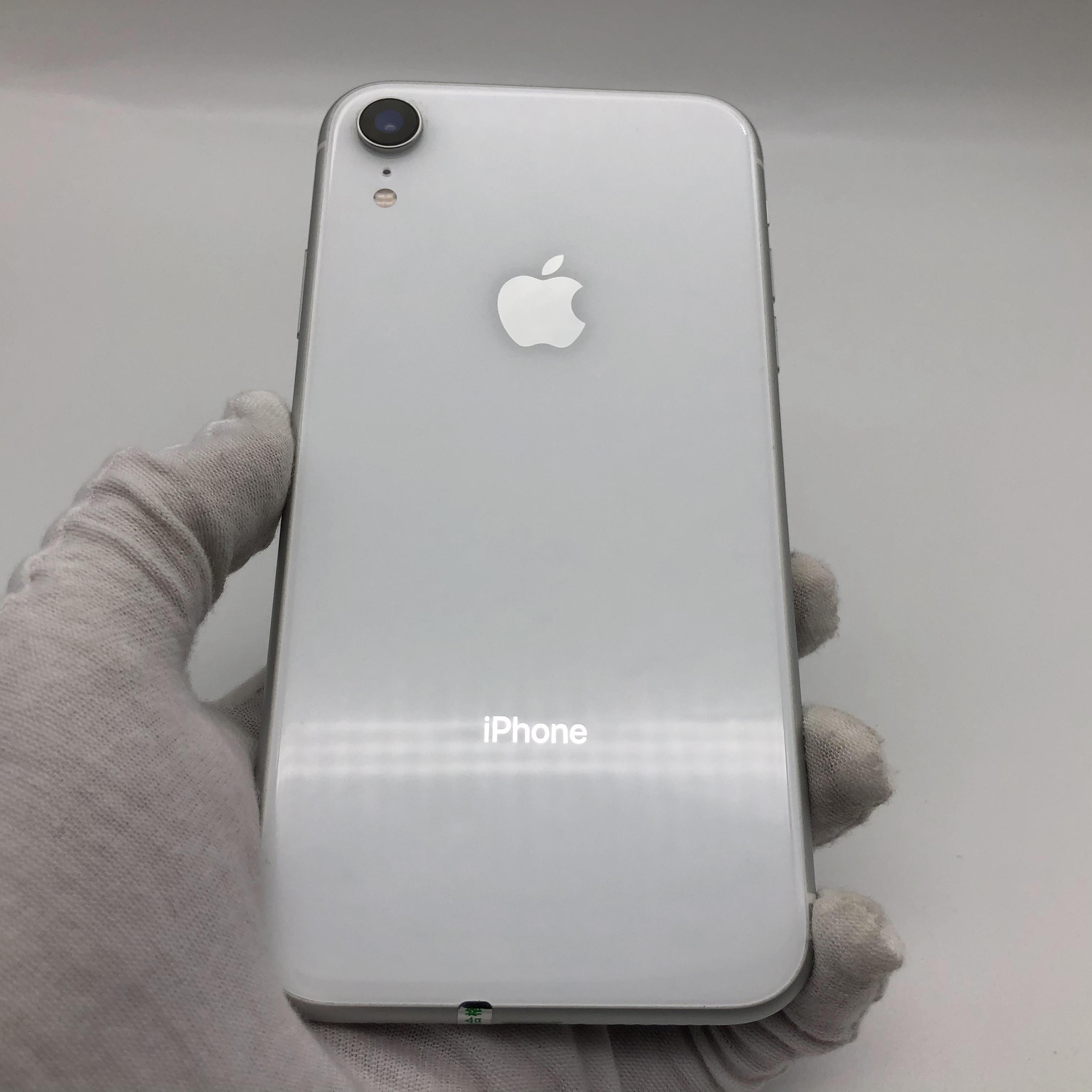 苹果【iphone xr】4g全网通 白色 128g 国行 7成新 真机实拍