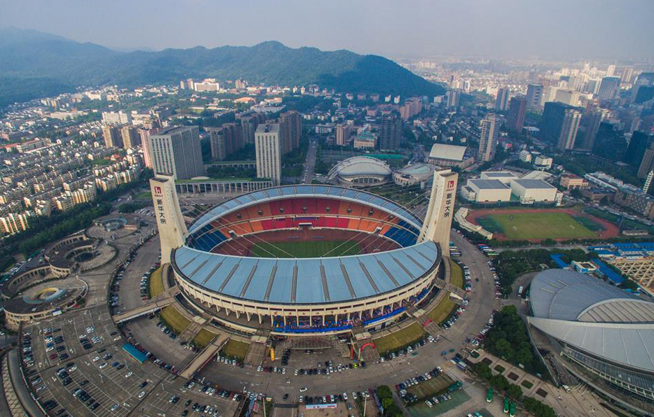 黄龙体育中心建筑