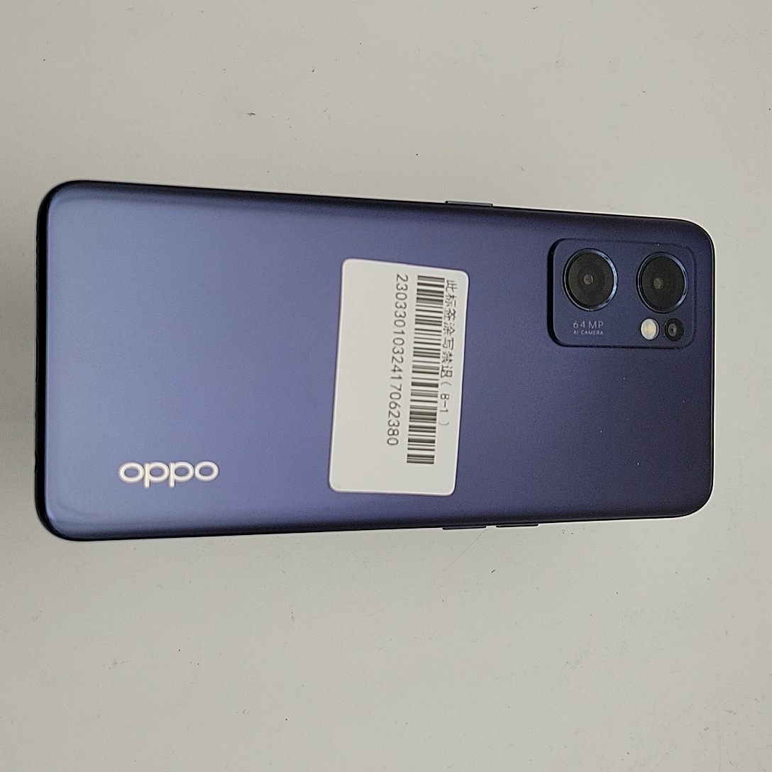 oppo【OPPO Reno7】5G全网通 星夜黑 8G/256G 国行 8成新 