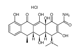 鹽酸強力黴素(其他物理學相關)鹽酸強力黴素(doxycyclinehcl),分子式