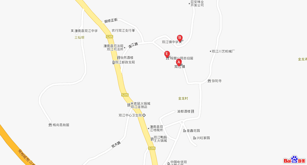 双江县行政区划图图片