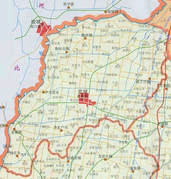 武城县各乡镇地图图片