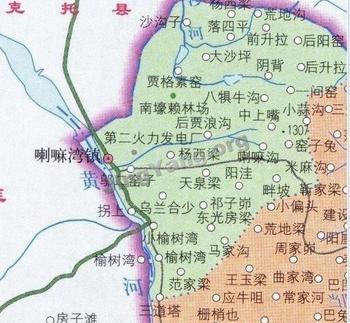 托县地图图片