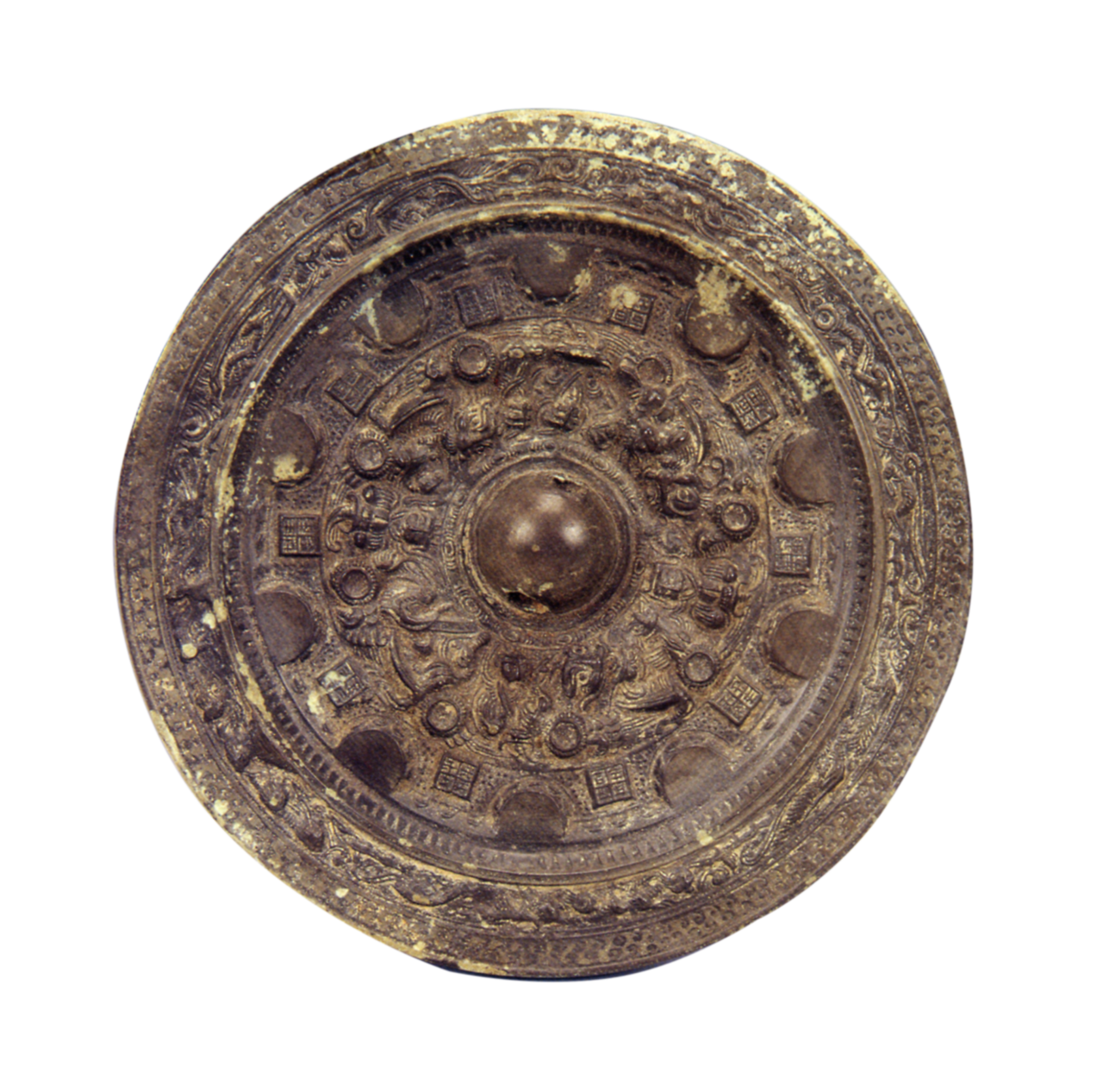 汉青铜神人神兽镜(文化遗产)
