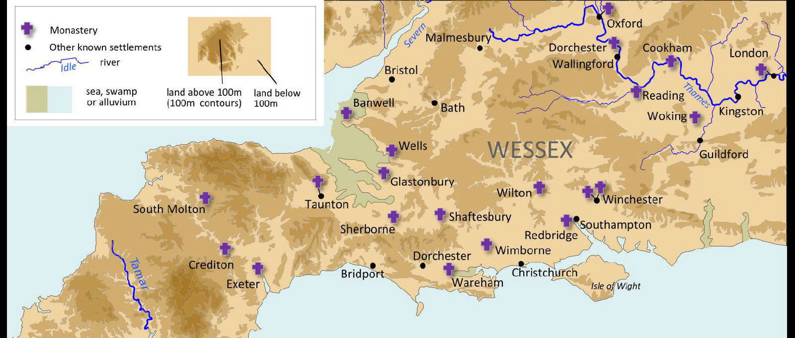 wessex)意即西撒克逊(westsaxons),是盎格鲁