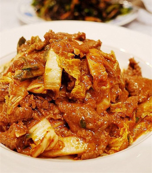 韩式泡菜炒牛肉