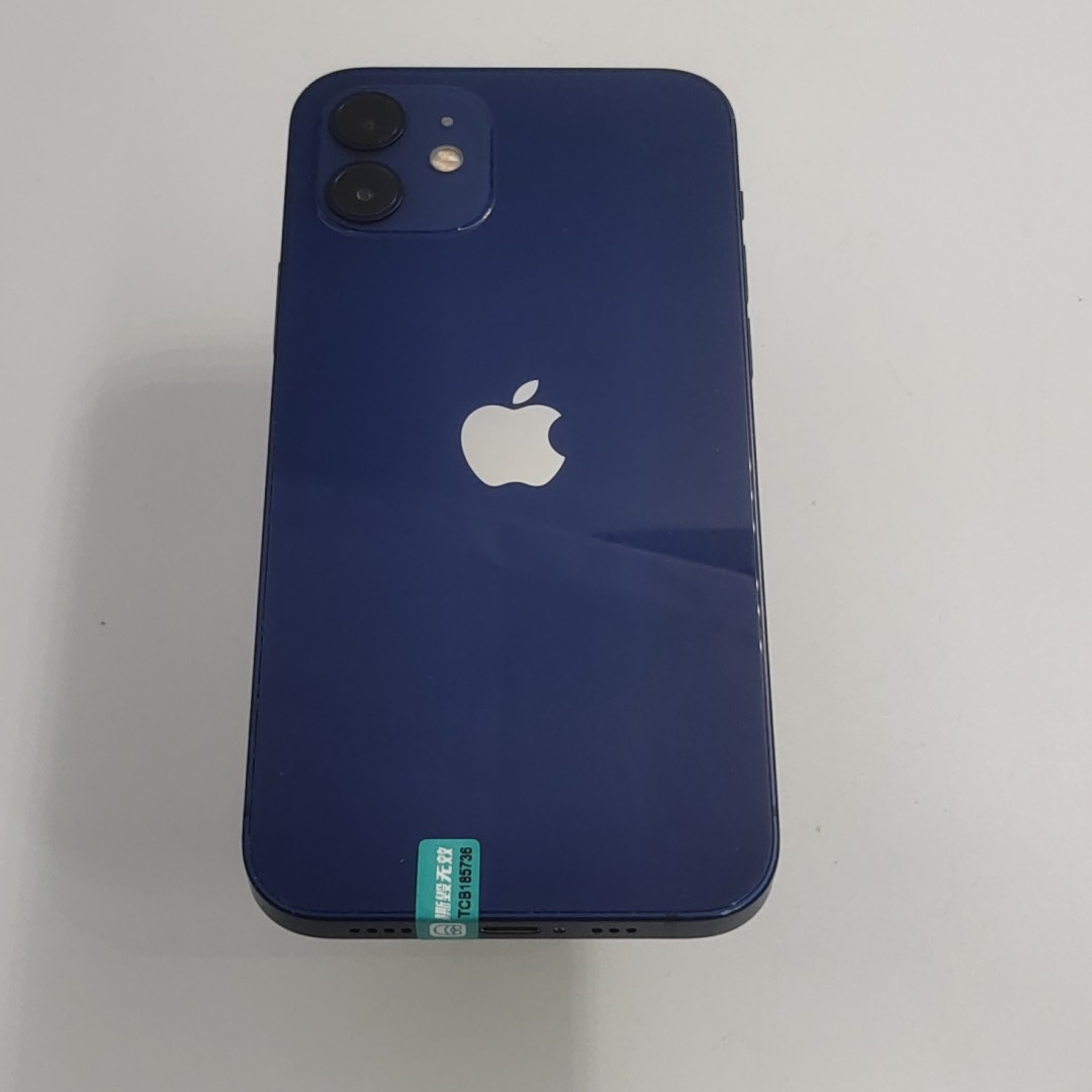 苹果【iPhone 12】5G全网通 蓝色 64G 国行 9成新 