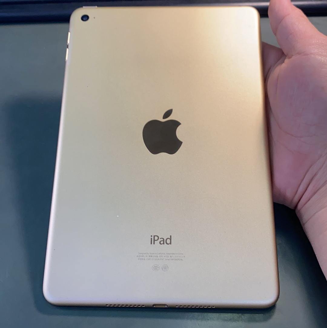 苹果【iPad mini 4】WIFI版 金色 128G 国行 9成新 30天内发货