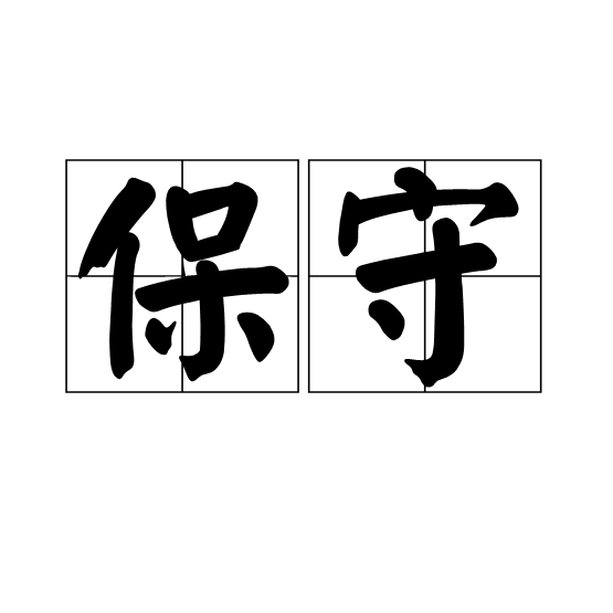 保守 (词汇)