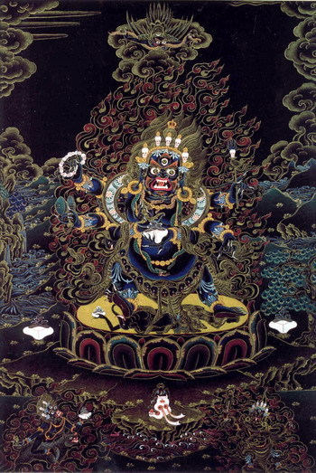 藏语:吏簏稏匏吏簏),又意译为大黑,大时,大黑神或大黑天神等,或者