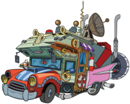 乘着她,带领所谓的邻居(也说是玩家)穿越到各个时空去寻找神奇的玉米