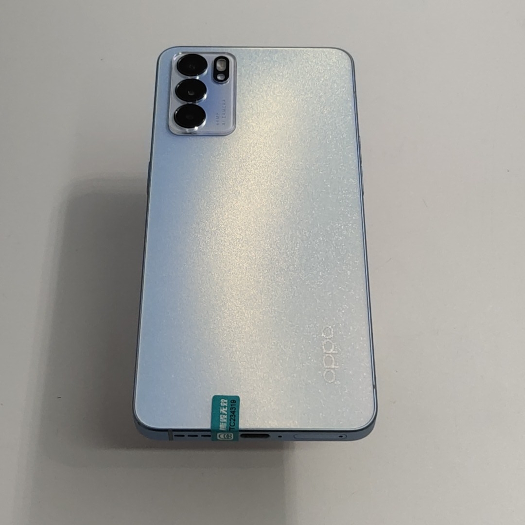 oppo【OPPO Reno6】5G全网通 夏日晴海 12G/256G 国行 8成新 