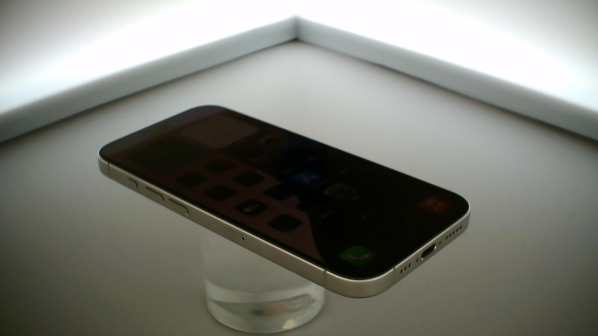 苹果【iPhone 15 Pro】5G全网通 原色钛金属 128G 国行 95新 