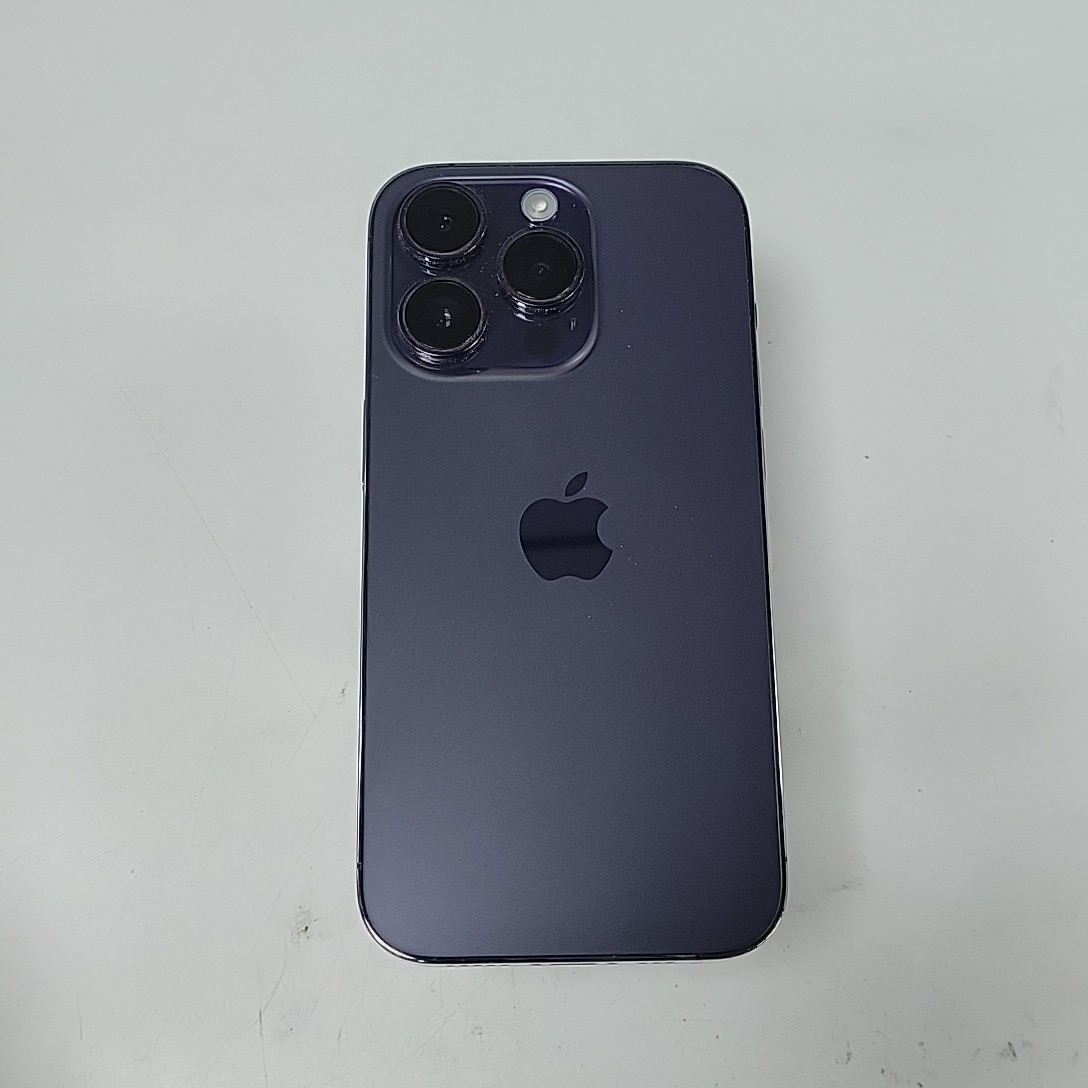 苹果【iPhone 14 Pro】5G全网通 暗紫色 256G 国行 8成新 