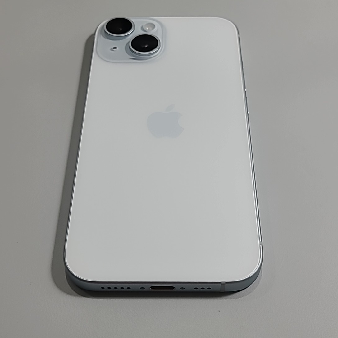 苹果【iPhone 15】5G全网通 蓝色 128G 国行 99新 