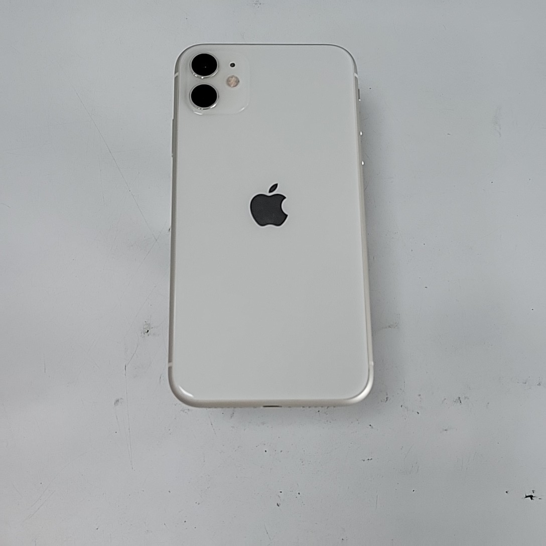 苹果【iPhone 11】4G全网通 白色 256G 国行 8成新 