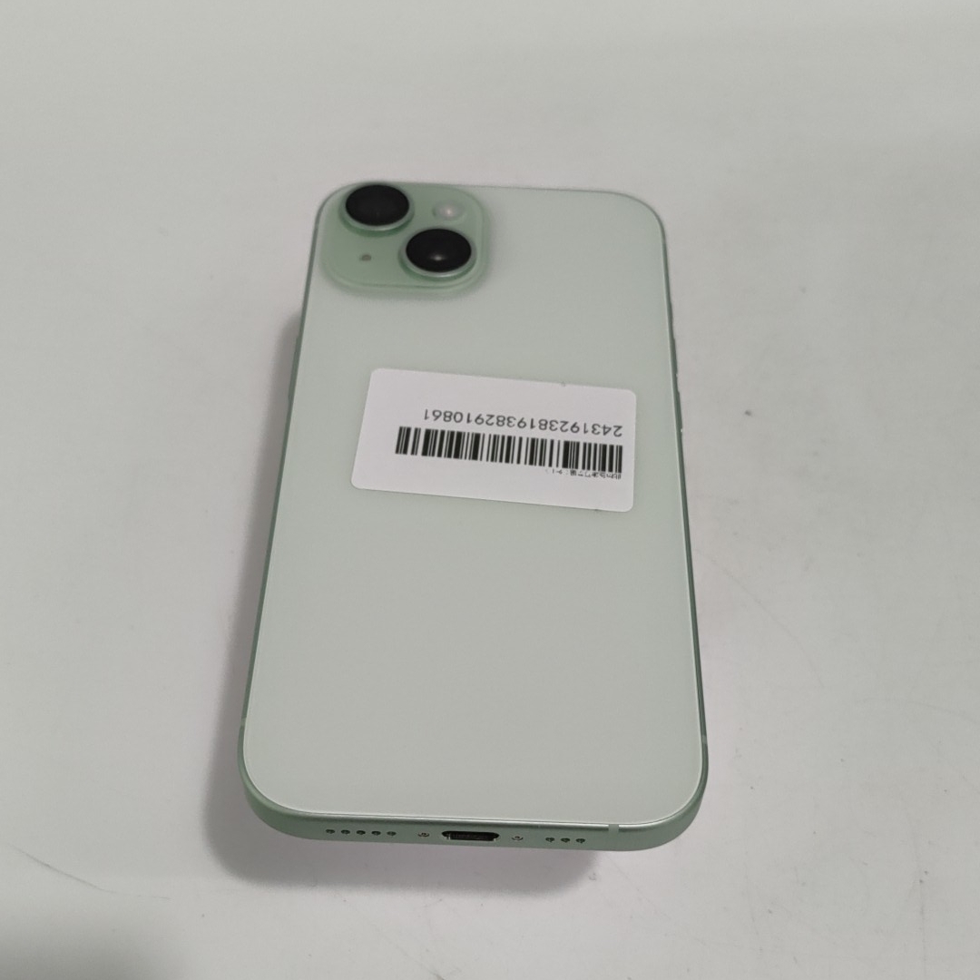 苹果【iPhone 15】5G全网通 绿色 512G 国行 95新 