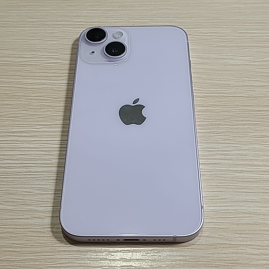 苹果【iPhone 14】5G全网通 紫色 128G 国行 9成新 