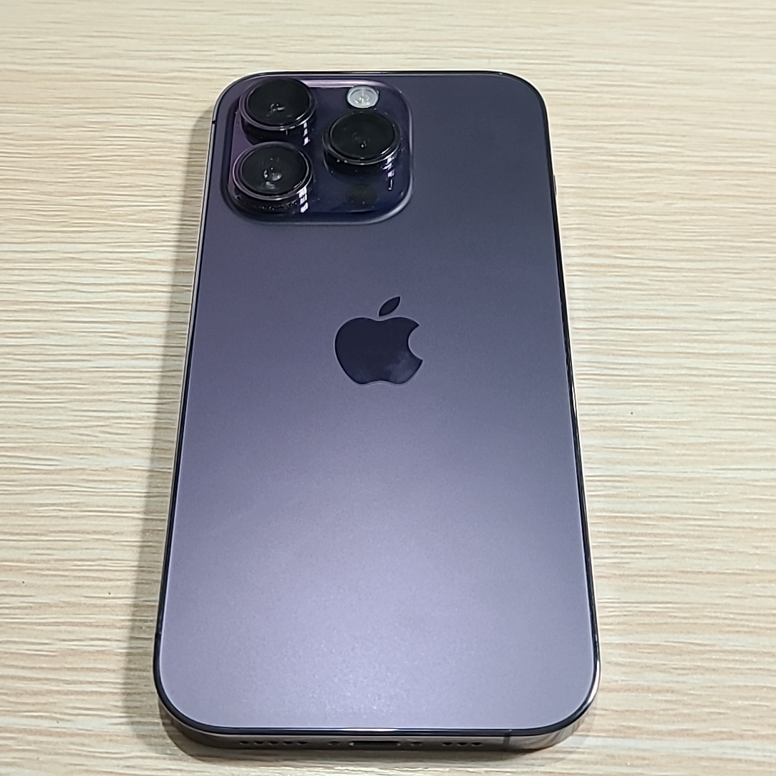 苹果【iPhone 14 Pro】5G全网通 暗紫色 256G 国行 9成新 