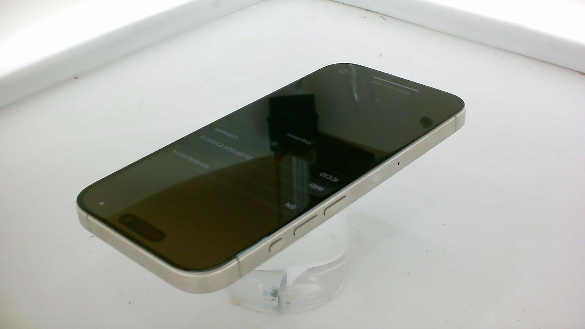 苹果【iPhone 15 Pro】5G全网通 原色钛金属 256G 国行 99新 